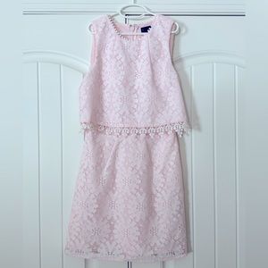 TOPSHOP Dress Pink Lace Size 2